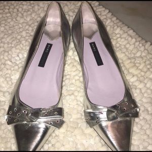 Marc Jacobs Silver flats
